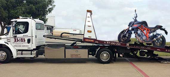 Motorcycle Towing Services in Dallas- Fort Worth, TX